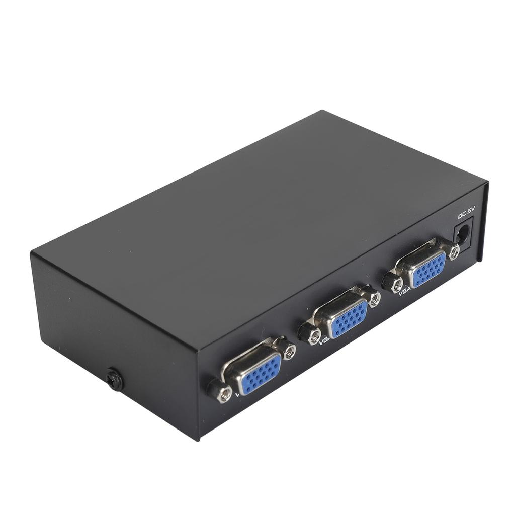 VGA Сплиттер 2 Порта 1920X1440 200МГц 1 вход 2 выхода VGA Видео Сплиттер для Дублирования Экрана