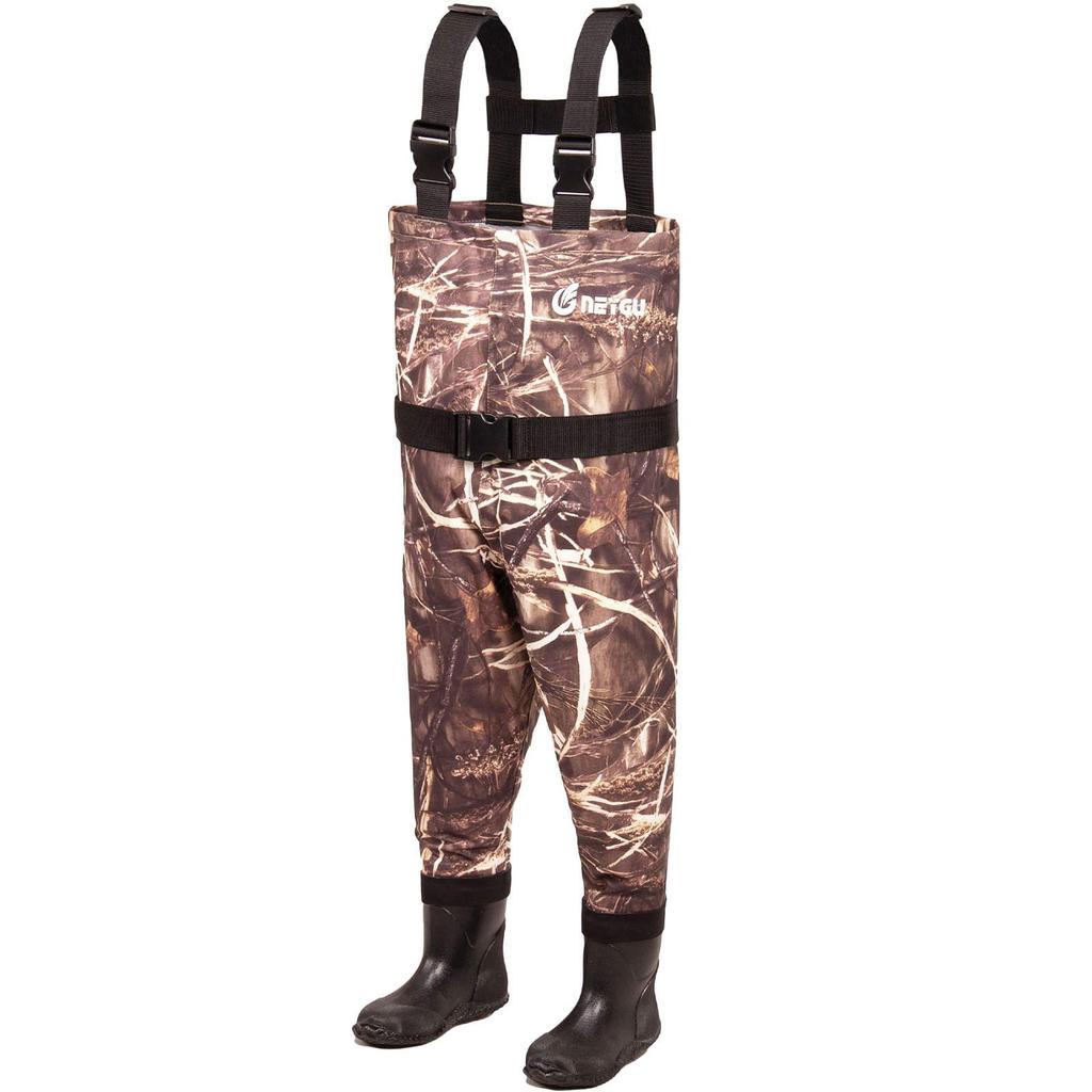 Сапоги для рыбалки NEYGU с камуфляжным узором, прочные, водонепроницаемые, в наличии 3 цвета, детские, дышащие, (маскировка (коричневый),