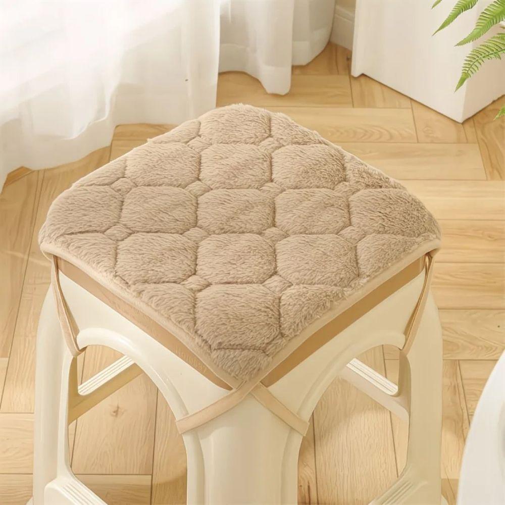 35x35cm Square Seat Pad Plush Chair Pad New Chair Cushion Home Office