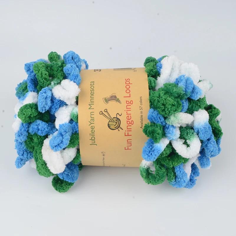 500 г/лот ручная вязка пряжа для пальцев крючком супер теплая пухлая круглая хлопковая плетеная веревка пухлая умная полиэстеровая игрушка носок