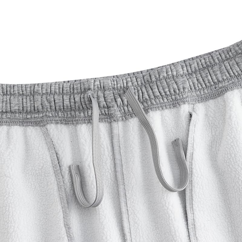 Anta Флисовые теплые тренировочные брюки прямого кроя, повседневные спортивные штаны, мужские брюки 952547307-2