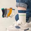 5Pair Spring Double Collar Boy's Mid Tube Socks Fashionable High Last Athletic Socks Girls Fall Clothes Children's Warm