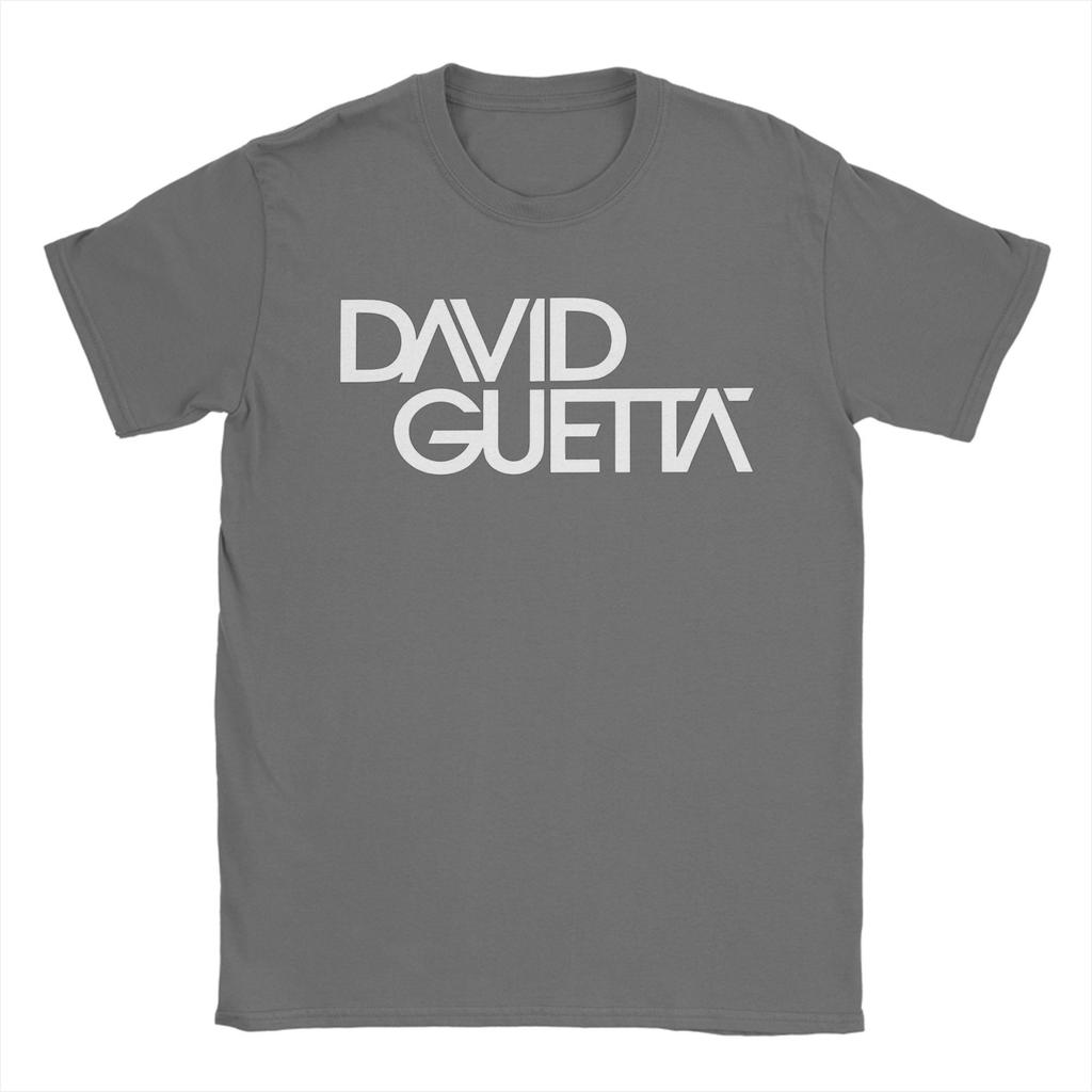 France DJ David Guetta TShirt Summer TShirts Male Cotton O Neck Plus Size Tees ShortSleeve Y2K Fun Tops