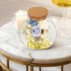 BESPORTBLE Round Glass Jars with Cork, Small Round Glass Dome Clear Cloche Globe Display Bell Jar Round Terrarium for Flower Dollhouse Mini Figure