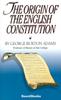 Книга The Origin of the English Constitution