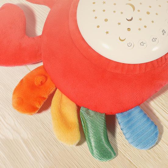 Ползающий краб, детская игрушка, проекция, музыкальные игрушки для младенцев 0-12 месяцев