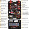 KingTool Набор инструментов для домашнего ремонта из 325 предметов, Общий набор инструментов для дома/автомобиля, Ящик для хранения с ящиком, Общий бытовой