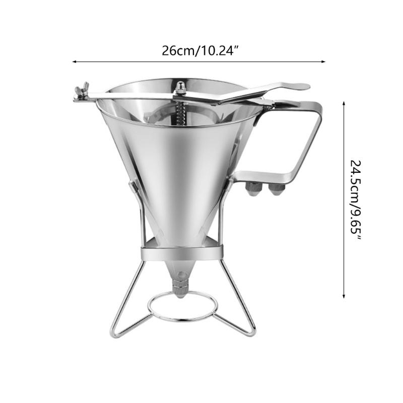 Диспенсер-воронка из нержавеющей стали Распределитель для теста для тортов Воронка для такояки Идеальный подарок для любителей выпечки