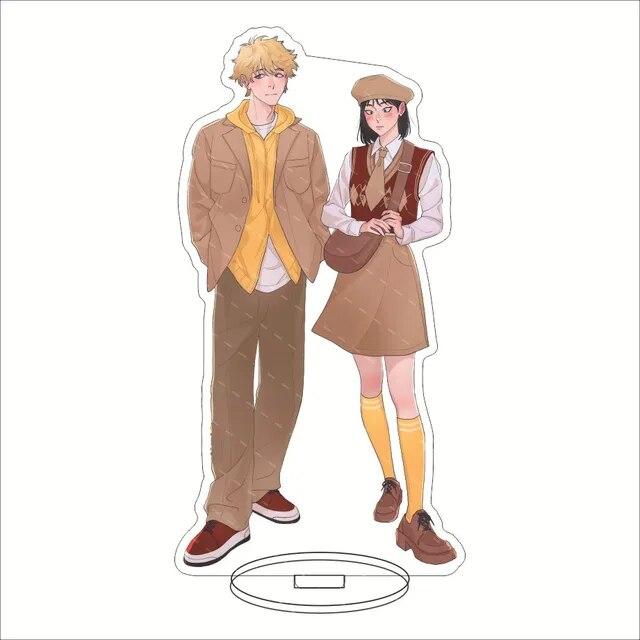 Манга аниме Skip and Loafer косплэй стенд модель пластина брелок милый Shima Sousuke Iwamura Mitsumi акриловый настольный дисплей