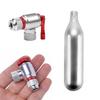 Portable Mountain bike CO2 cylinder pump Gas Nozzle Bicycle Fast Inflator Inflatable Head Adapter Riding emergency Accessories