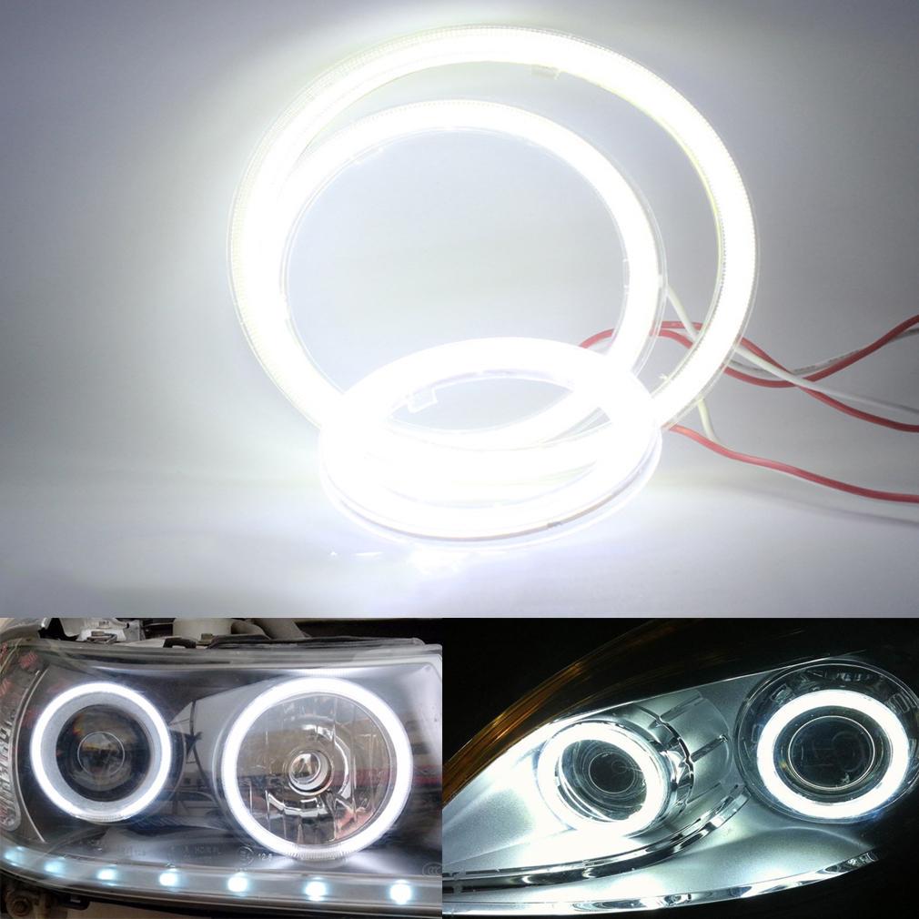 COB Halo Ring Bulb Daytime Running Headlight Lamp 12V Car LED Angel Eyes Light 60MM 70MM 80MM 90MM 100MM 110MM 120MM