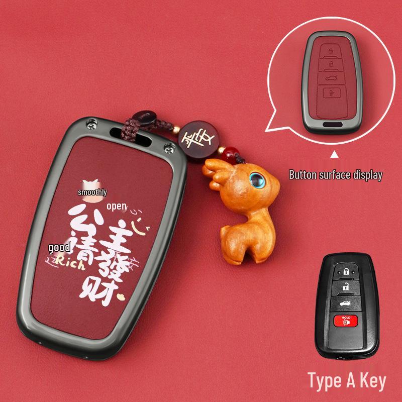 Чехол для ключа для моделей Toyota Camry, Corolla, RAV4, Highlander, CHR и Asia Dragon