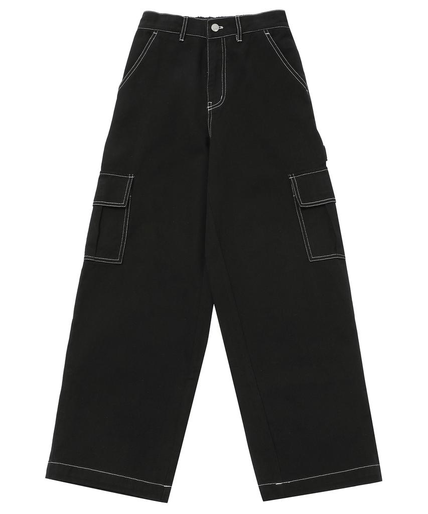 ANDTHEOTHER Black Cargo Pants