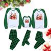 Комплект из топа и брюк с рождественскими принтами для всей семьи Одинаковые комплекты для всей семьи