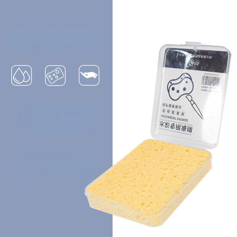 1 шт. губка для акварельной живописи в упаковке, увлажняющий специальный водный мел, сильная водопоглощающая губка, инструмент, художественные принадлежности