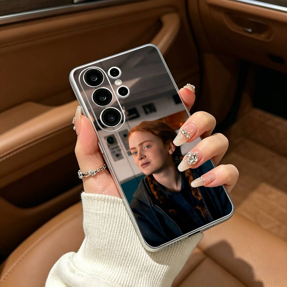 Звезда популярного сериала -S- Sadie Sink Прозрачный чехол для телефона для Samsung S25, S24, S21, S22, S23, S30, Ultra, S20, Plus, FE, Lite