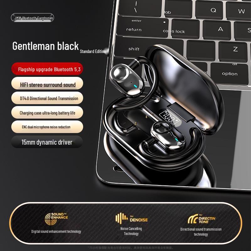 Douyin JM18 Поворотные Спортивные Bluetooth-наушники с заушинами Открытого типа