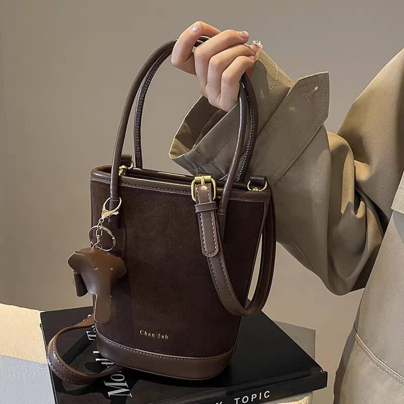 Сумка-ведро Модная женская сумка Универсальная модная сумка-мессенджер Ретро наплечная сумка Ручная кладь