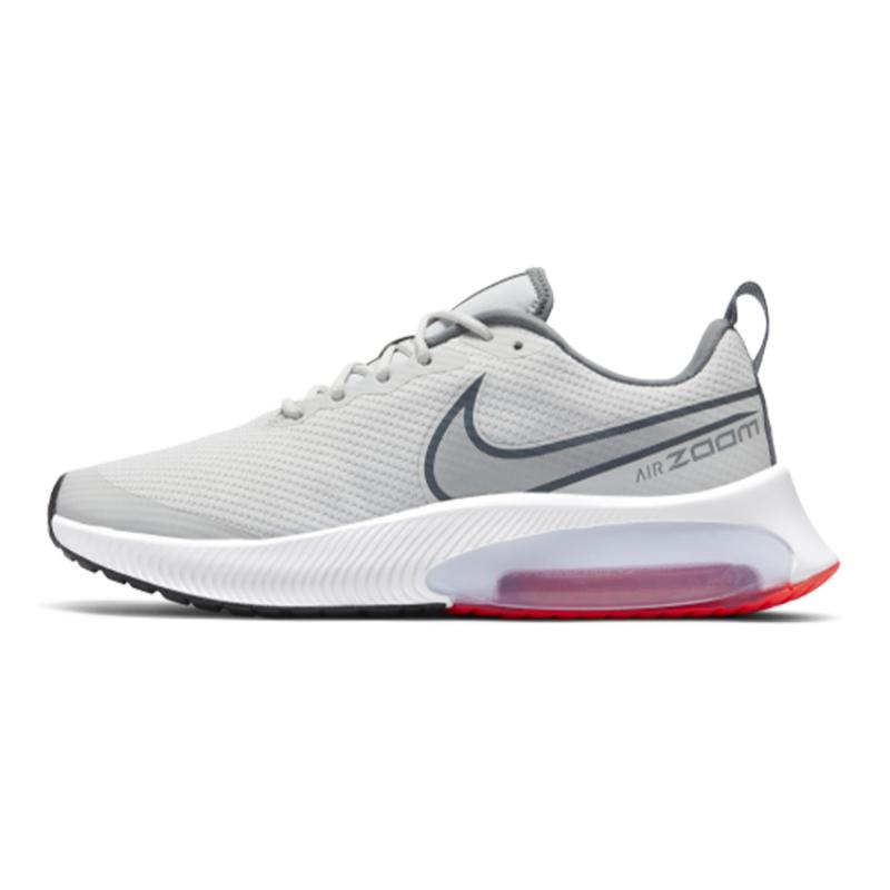 Nike Air Zoom Arcadia Abrasion Resistant Low Top Kids' Running Shoes Gray Pink Sneakers CK0715-011