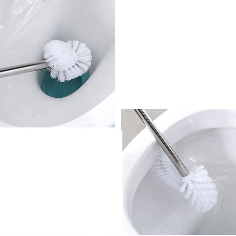 Toilet No Dead Ends Toilet Brush Set Cleaning Brush Long Handle Plastic Toilet Brush Toilet Brush Toilet Brush