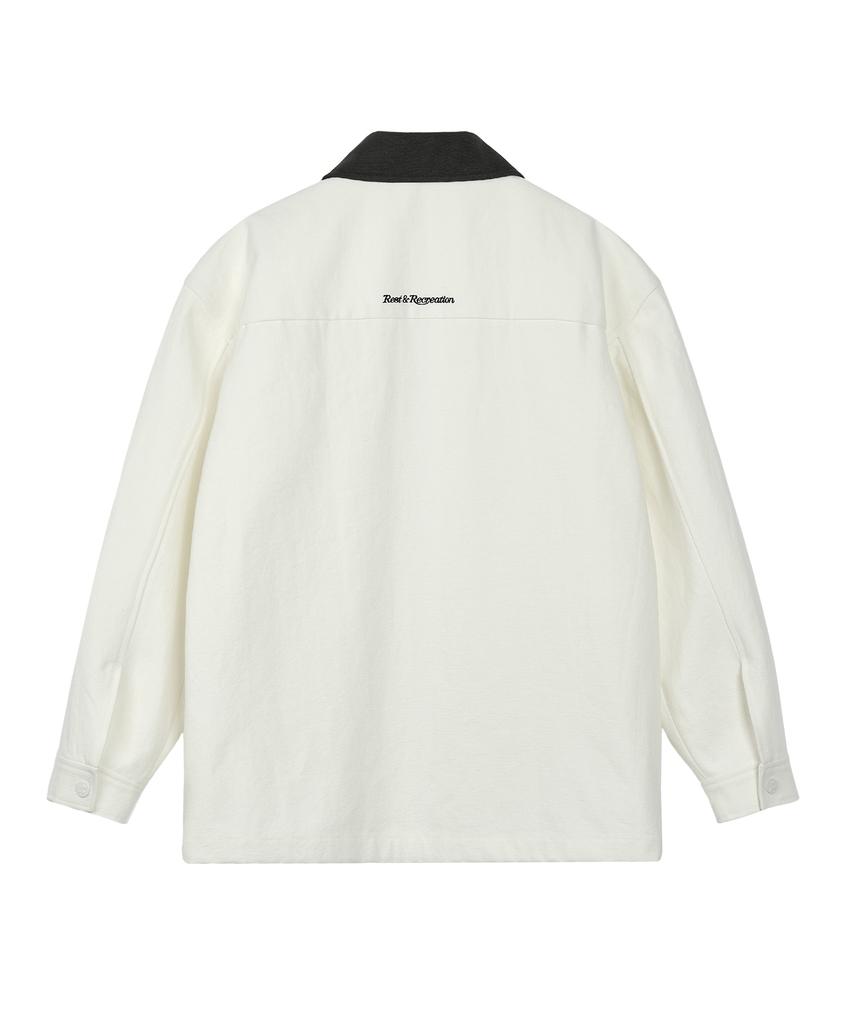 Rest&Recreation Cotton Work Jacket - White