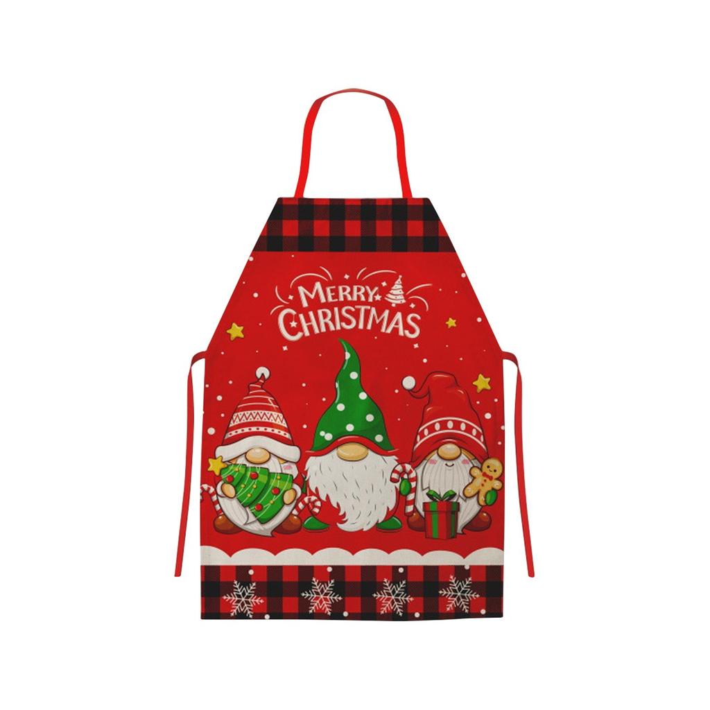 Christmas Apron: And Claus Design Home Kitchen Apron Christmas Decorations