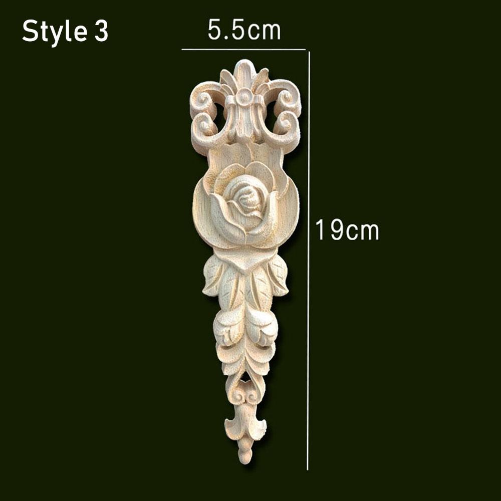 Части Европейский Деревянный Резной Угол Аппликации Рамка Резьба По Дереву Декоративные Деревянные Фигурки Ремесла