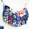 Extra Hanging Net Boho Handmade Cotton Rope Plush Toy Wall Hanging Net with Tassels Extra Organizer for Kids for Playroom