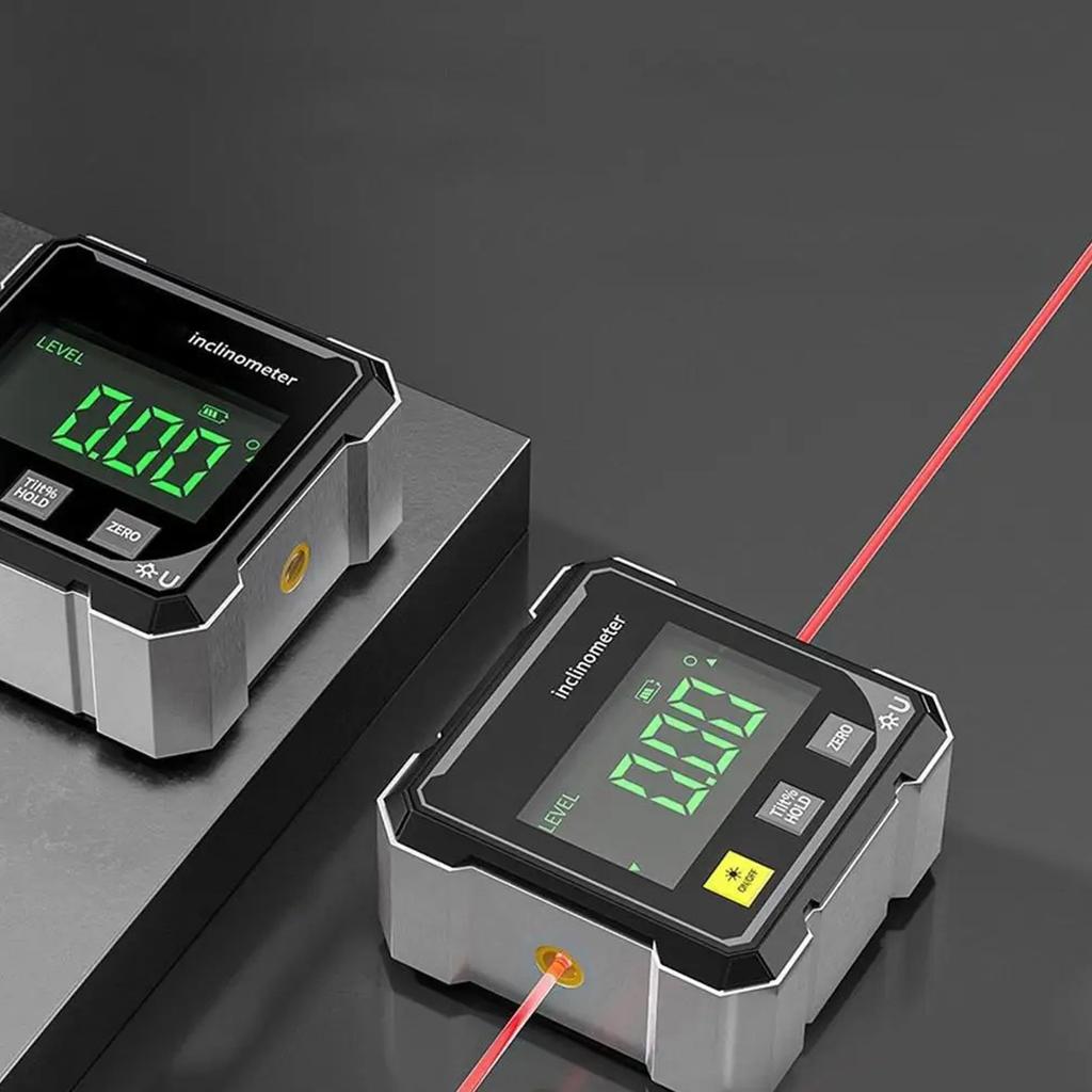 Цифровой измеритель угла Инструмент Зарядка через USB Настольная пила Угломер Уклономер Инструмент для измерения углов по дереву