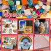 Minmex Mosaic Tiles 500g Irregular Glass Colorful DIY Craft Handmade Art Supplies