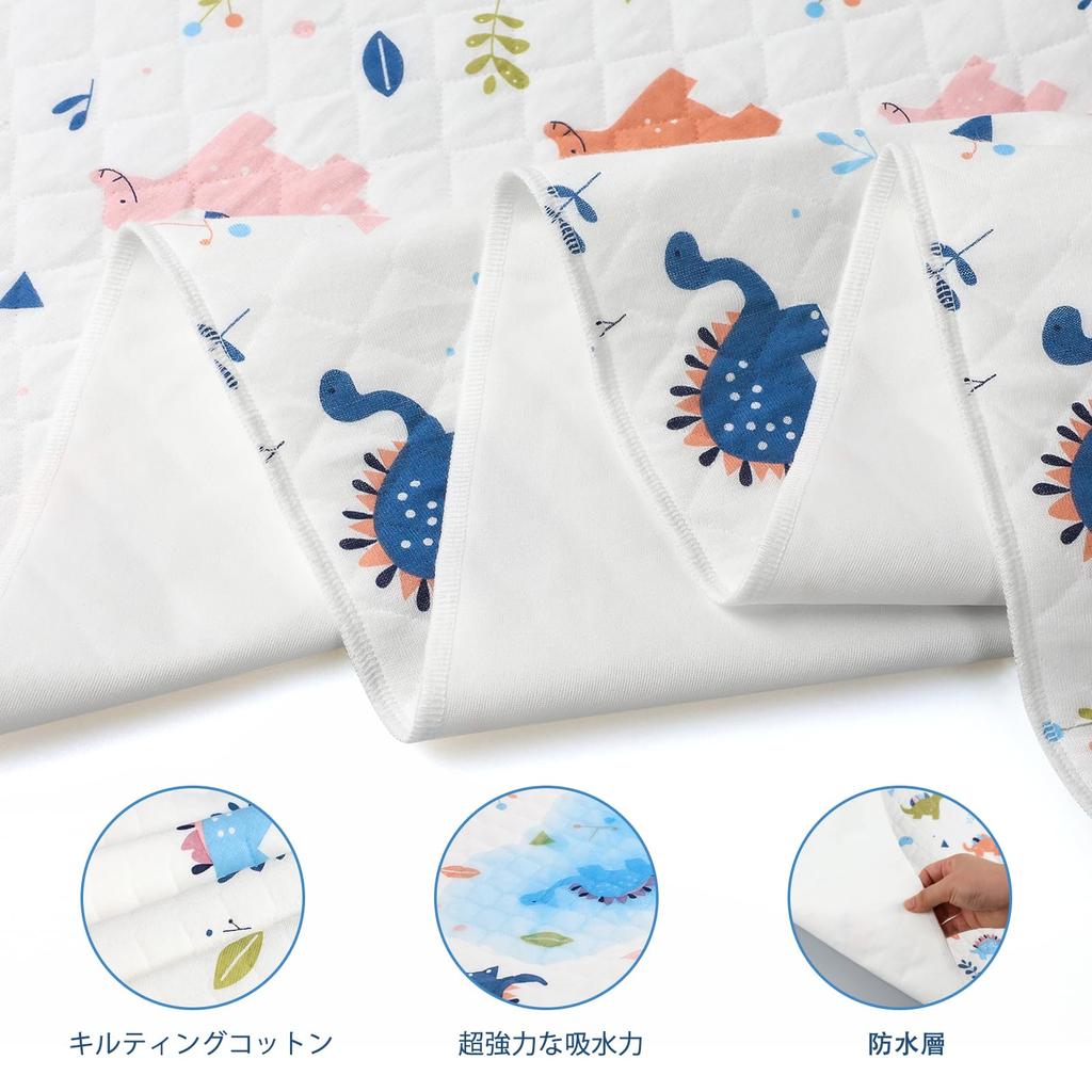 Водонепроницаемая простыня для пеленания из хлопка для младенцев, уход за больными, детский коврик, впитывающая быстросохнущая простыня для детей и взрослых, многоразовая [MooMoo Baby]