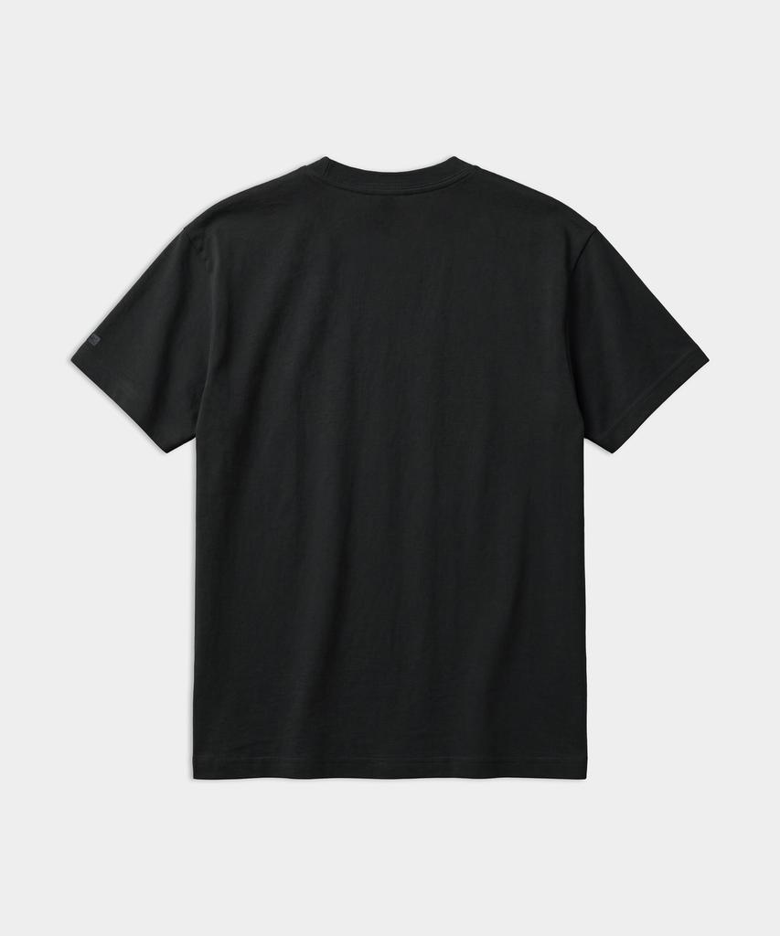 BIRBANTE Vintage Letter Graphic T-Shirt - Black