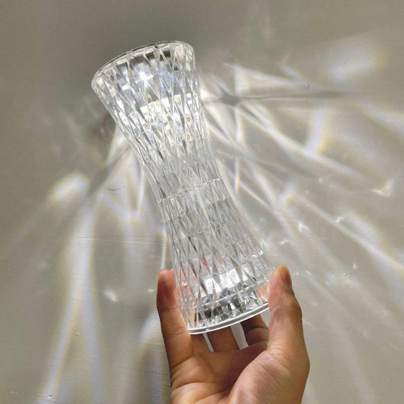 Magic 16 Color Touch Lunes Table Night Lamp Aesthetic Led Rgb Crystal Crystal Rose Lamp With