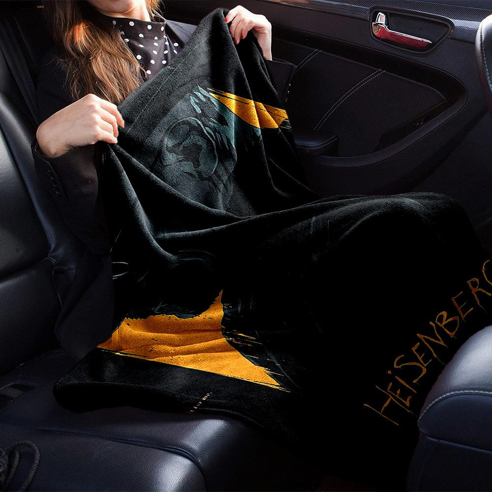 1pc Breaking Bad Heisenberg Soft Warm Throw for Home, Office, Trave, All-Season Cozy Bedding Gift, Office Cozy Accessory 1124