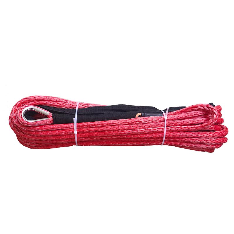 12mm X 25m Offroad 4X4 Car Accessories Synthetic Winch Rope UHMWPE Fibre