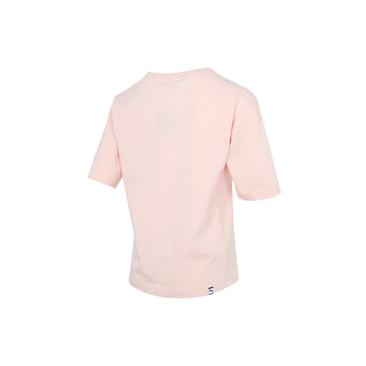 Puma Футболка с круглым вырезом и коротким рукавом с графическим принтом Downtown, женская, розовая 531438-27