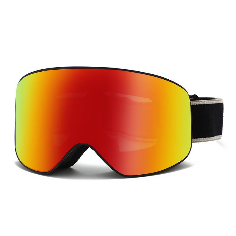 Double-layer anti-fog ski goggles for men and women, outdoor mountaineering windproof goggles for myopia