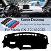 Для Mazda CX-3 2015 2016 2017 2018- CX3 CX 3 Замшевая Кожаная Накладка на Панель Приборов Коврик на Панель Приборов Чехол Подушка на Панель Приборов Коврик от Солнца Аксессуары