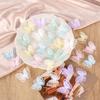 20Pcs 3D Butterfly Appliques Translucent Sewing Craft Decoration  Garment Design Materials