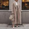 2025 European and American Women's Plush Long-Sleeve Lapel Jacket for Autumn/Winter