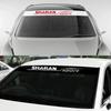 HAT1 Car Exterior Front Window Sticker Windshield Sport Decals for Volkswagen VW Sharan Logo Vinyl Film Waterproof Decor Accessories