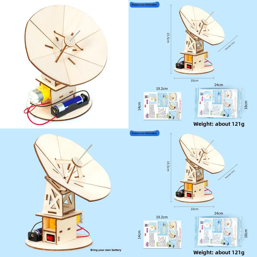 Научный набор для сборки модели детектора радара своими руками для детей, образовательная STEM-игрушка