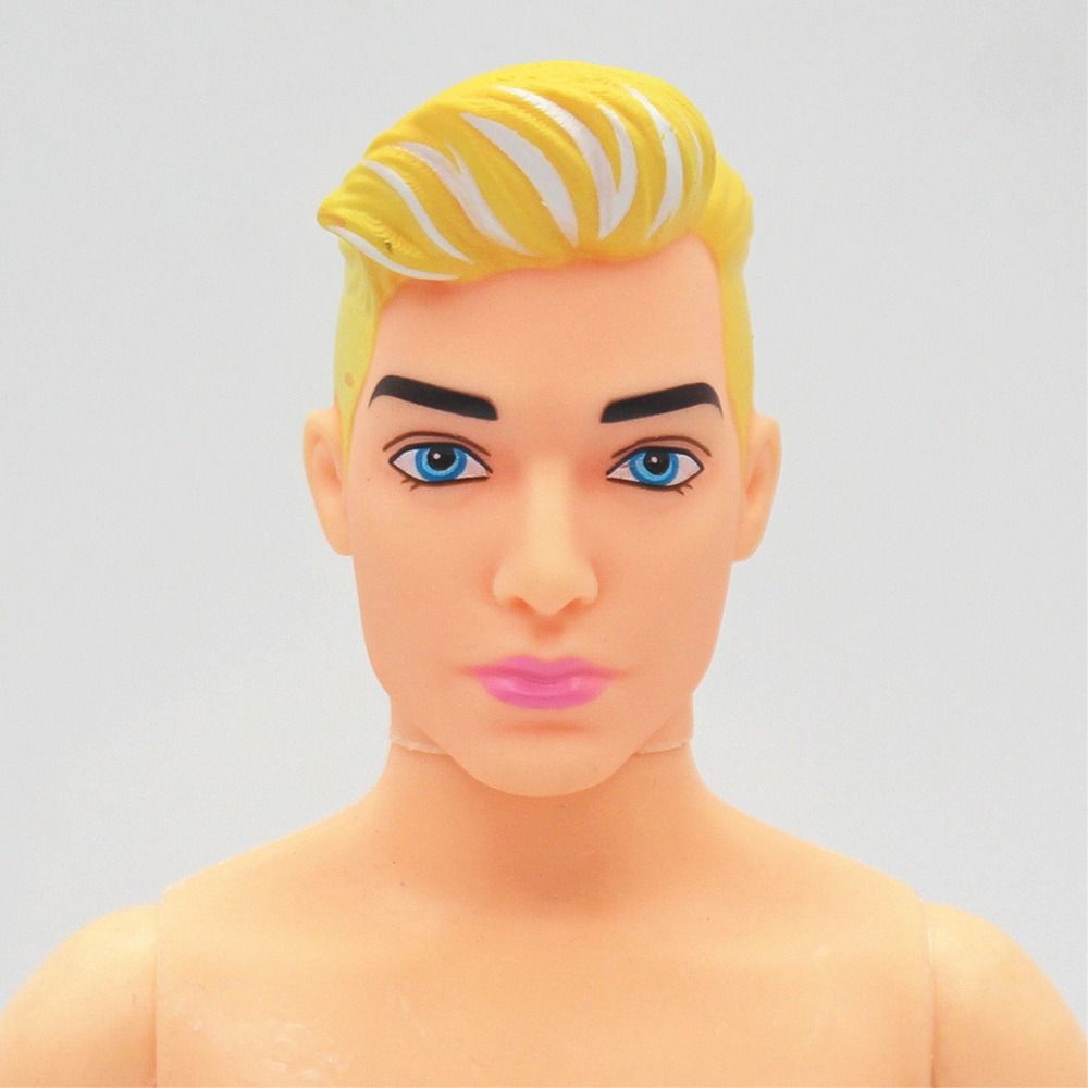 Europe Ancient Doll 1/6BJD Doll Head 6 Styles Black Hair New 32cm Male Doll DIY Doll Head