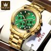 New Quality Three-eye Watch Luminous Waterproof Multifunctional Automatic Mechanical Watch for Men