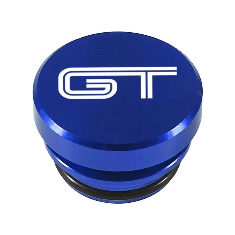BBAT7 Car Cigarette Lighter Waterproof Cover Dustproof Protective Accessories For Ford GT Logo Button Cover Interior Accessories