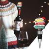Christmas Red Wine Bottle Stopper Classic Christmas Element Crafts For Home Holiday Party Red  Wine Bottle Decoration