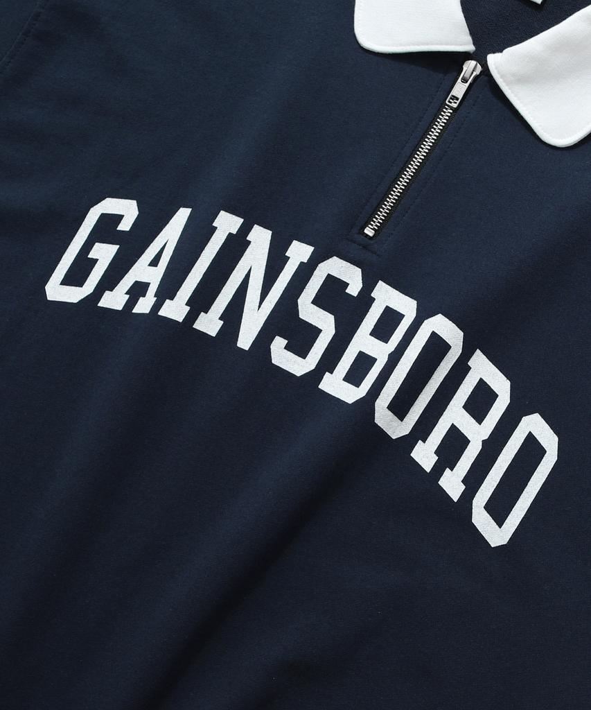GAINSBORO Arch Logo Collar Sweatshirt_Navy