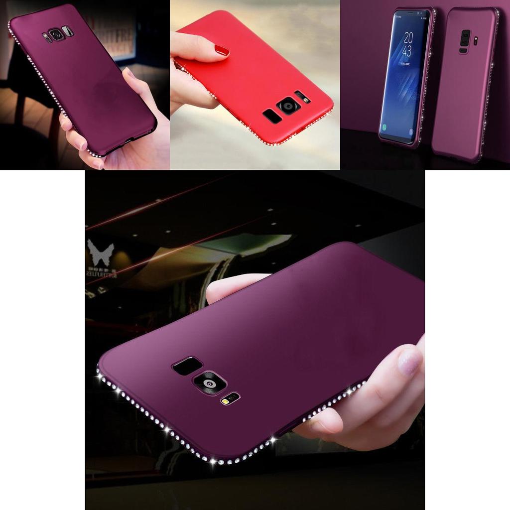 Блестящий Кристальный Мягкий ТПУ Чехол-Обложка Для Samsung Galaxy S9s8 Plus