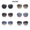 Новые металлические солнцезащитные очки с поляризатором, модные солнцезащитные очки онлайн, уличные женские солнцезащитные очки знаменитостей