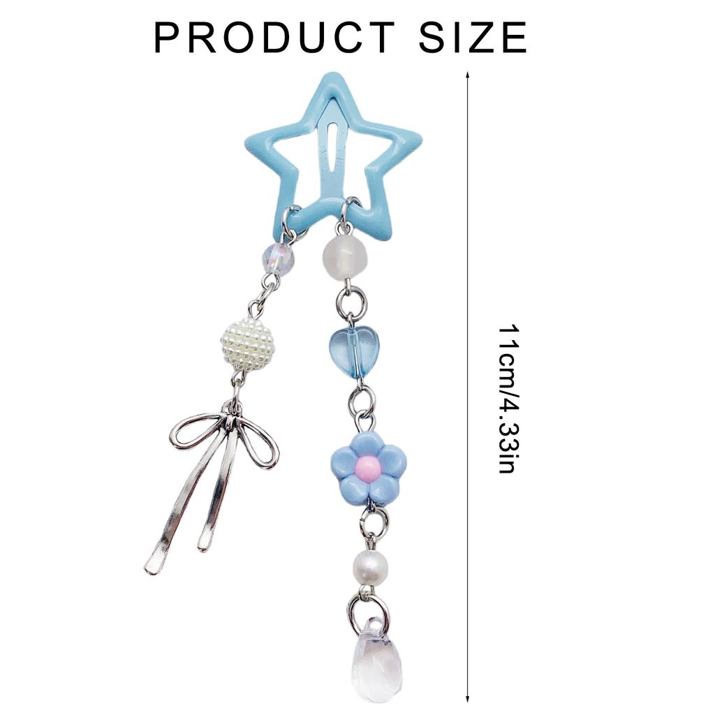 Sweet Star Shaped Hair Clip Ornament Lovely Star Hair Clip Accessory For Creating Adorable Hairstyles Effortlessly